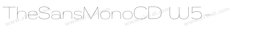 TheSansMonoCD W5字体转换 TheSansMonoCD W5字体转换